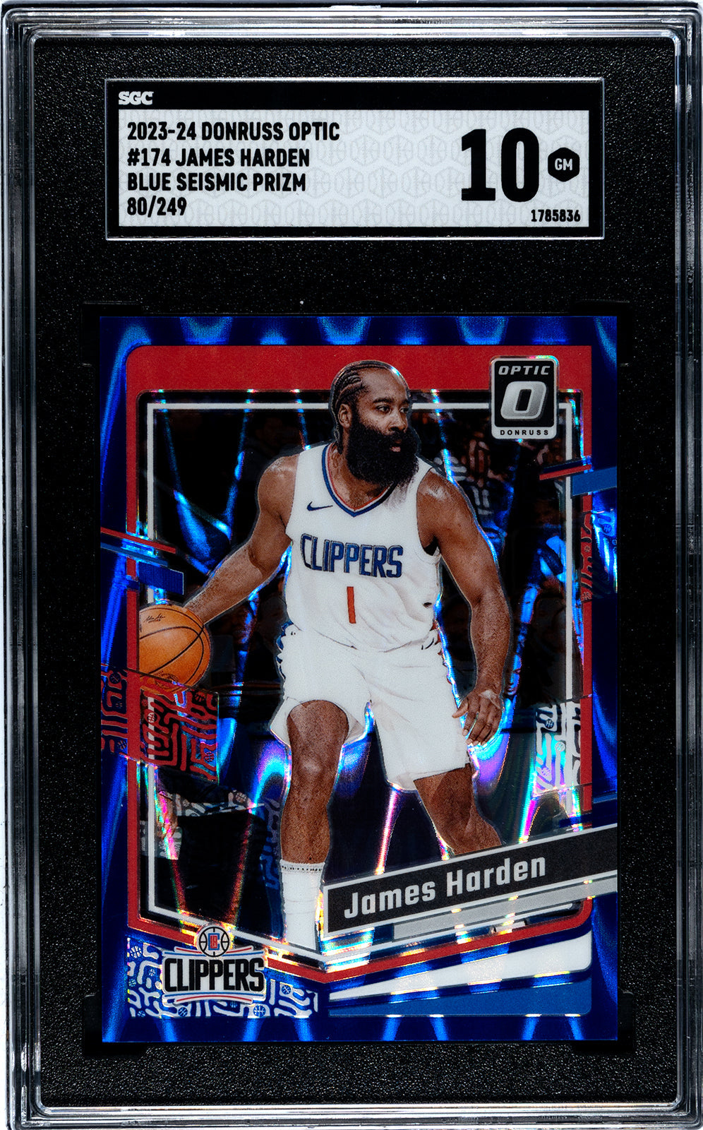 2023-24 Harden Donruss Optic - SGC 10