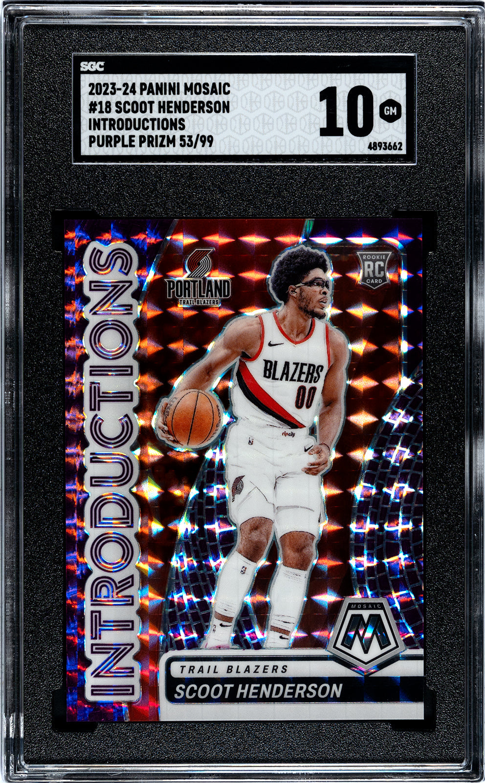 2023-24 Henderson Panini Mosaic - SGC 10