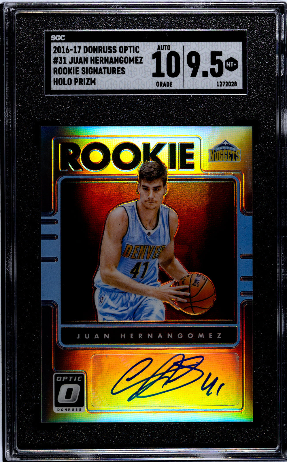 hernangomez_juan_2016-17_donruss_optic_31_juan_hernangomez_rookie_signatures_holo_prizm_sgc-grade-9pt5-auto-10_auth-1272028