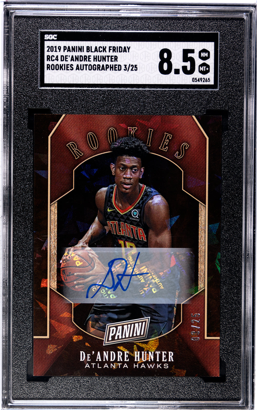 2019-20 Hunter Panini Certified - SGC 9-Auto-10