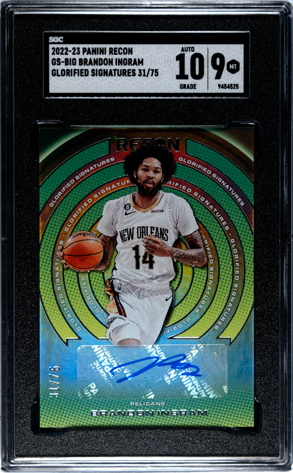 2022-23 Ingram Panini Recon - SGC 9-Auto-10