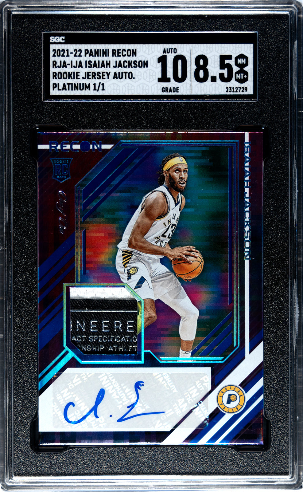 2021-22 Jackson Panini Recon - SGC 8pt5-Auto-10