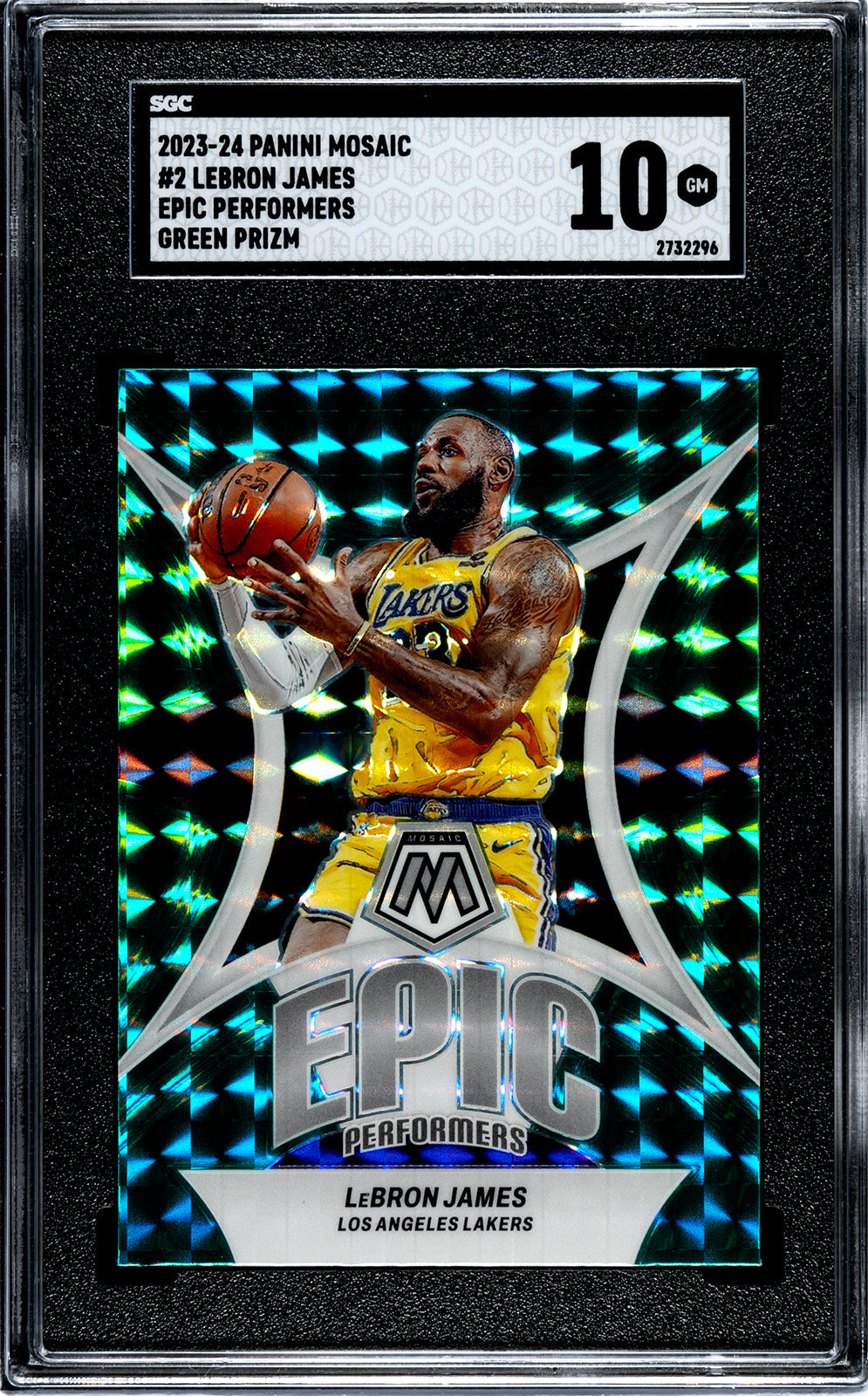 2023-24 James Panini Mosaic - SGC 10