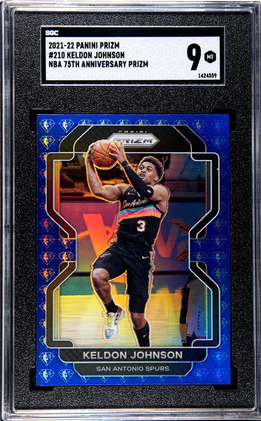 2021-22 Keldon Johnson Panini Prizm - SGC 9