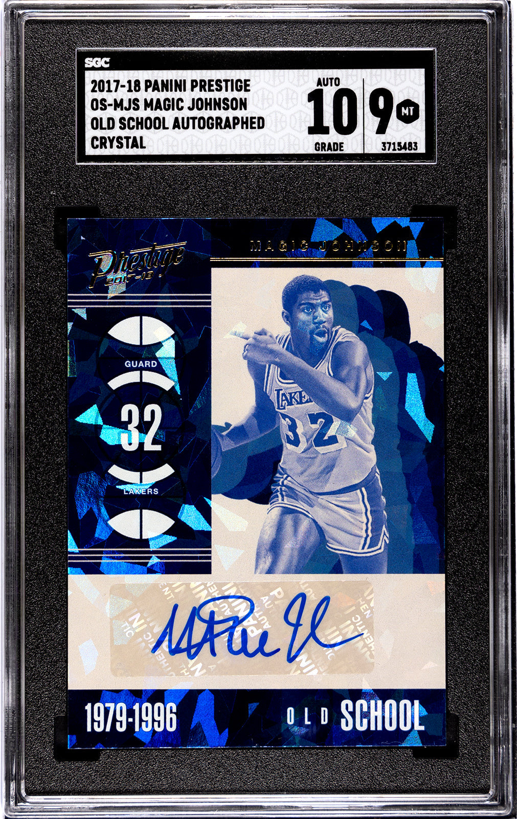 2017-18 Johnson Panini Prestige - SGC 9-Auto-10