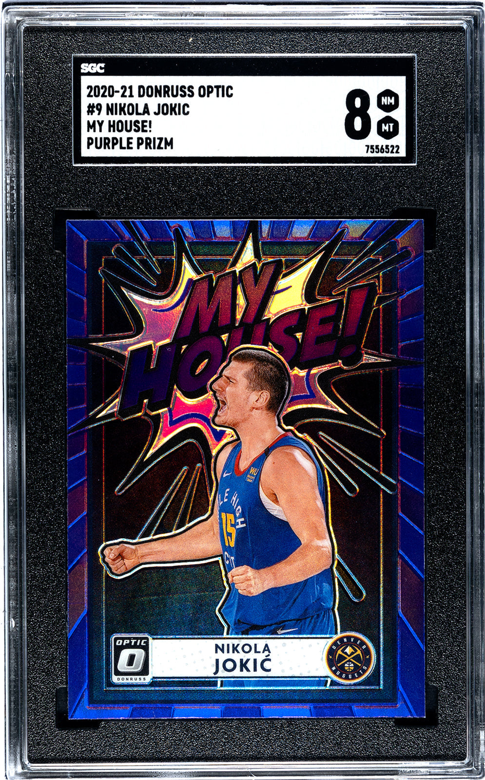 2020-21 Jokic Donruss Optic - SGC 8