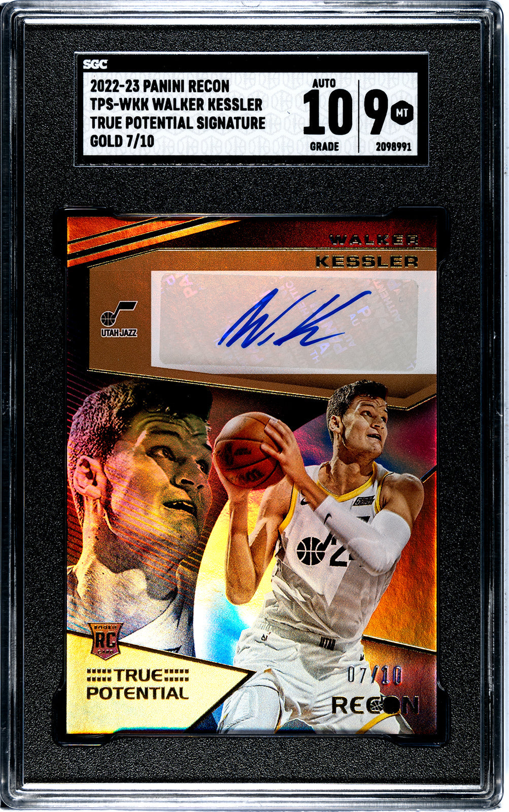 2022-23 Kessler Panini Recon - SGC 9-Auto-10