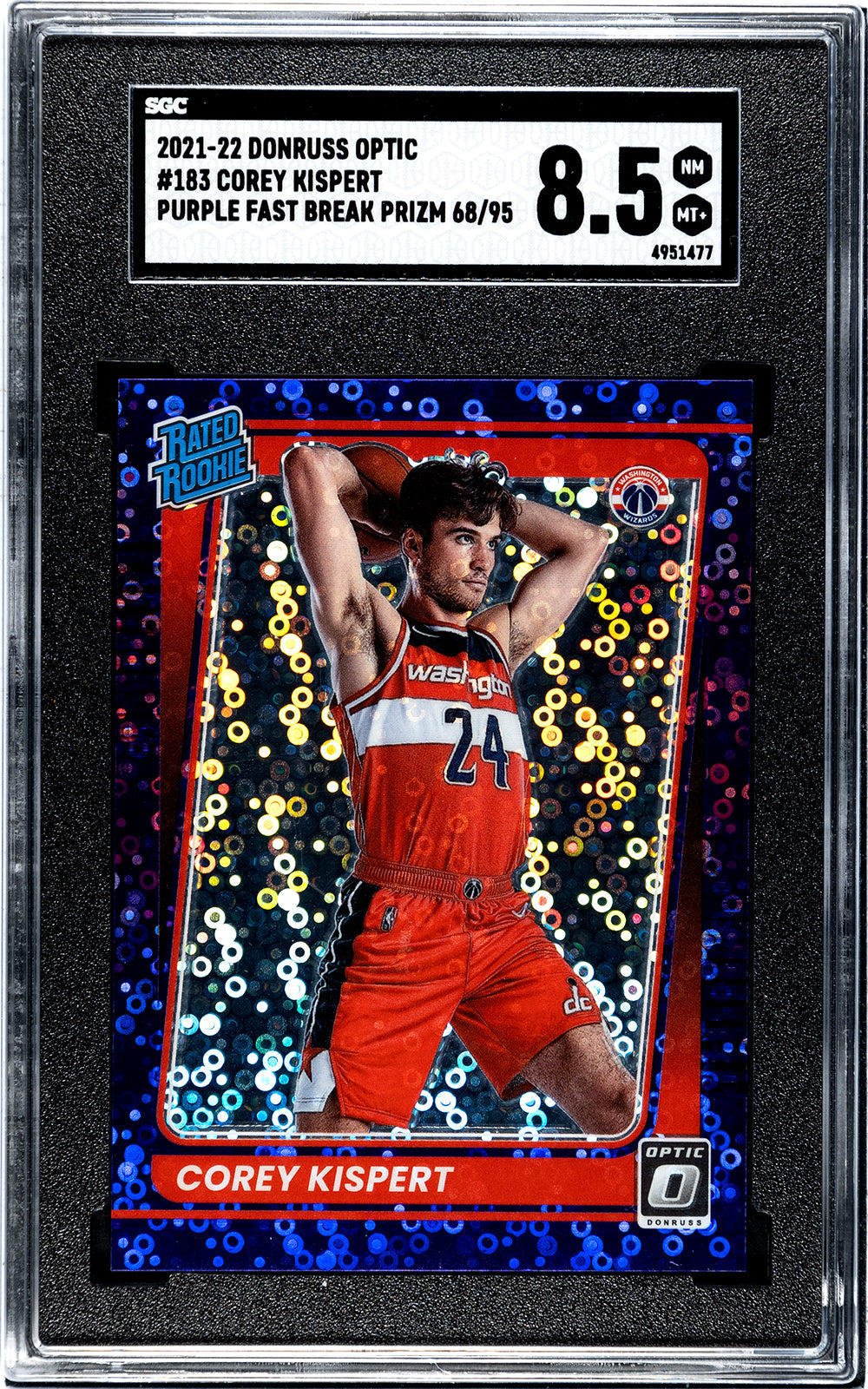 2021-22 Kispert Donruss Optic - SGC 8pt5
