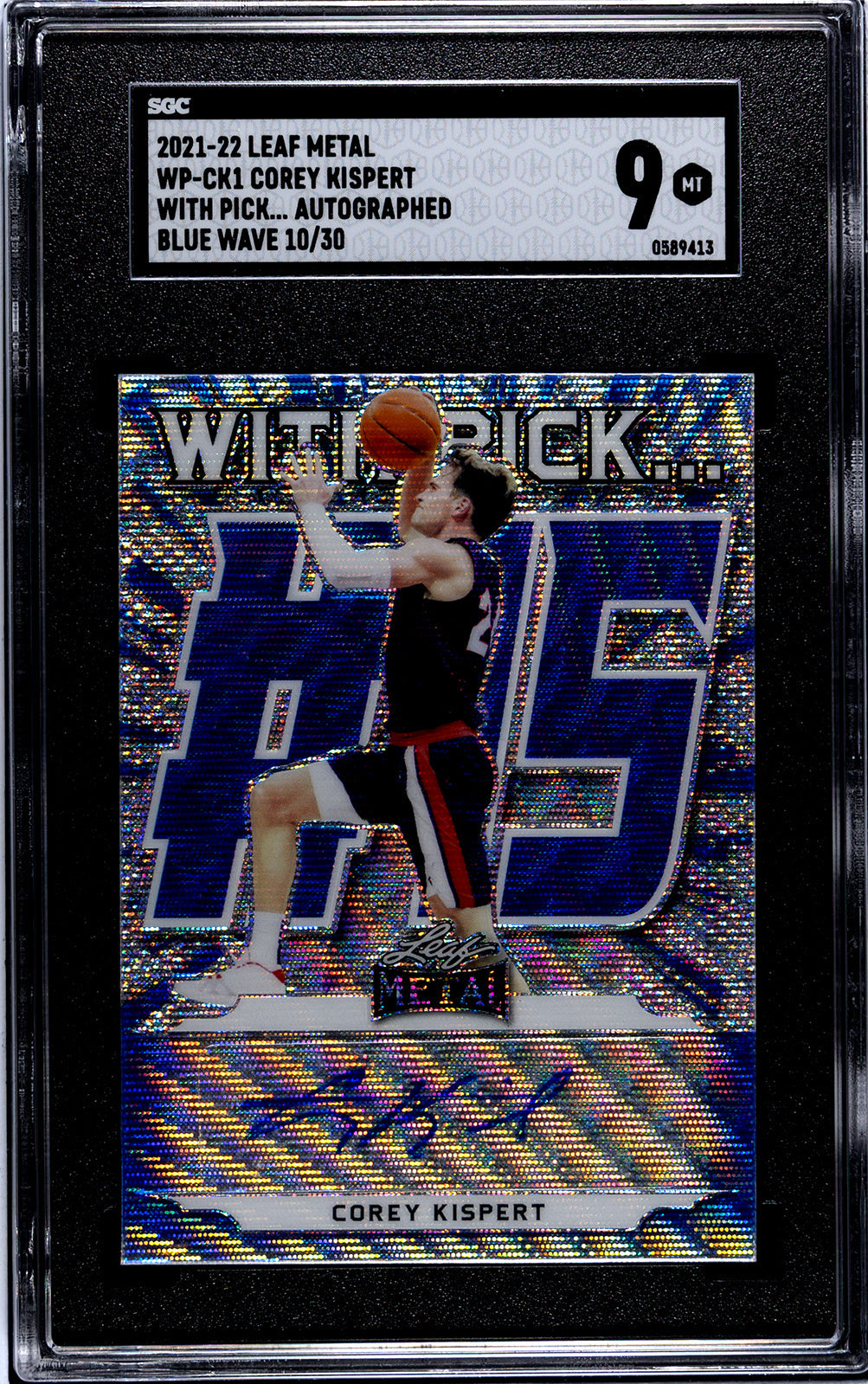 2021-22 Corey Kispert Leaf Metal - SGC 9