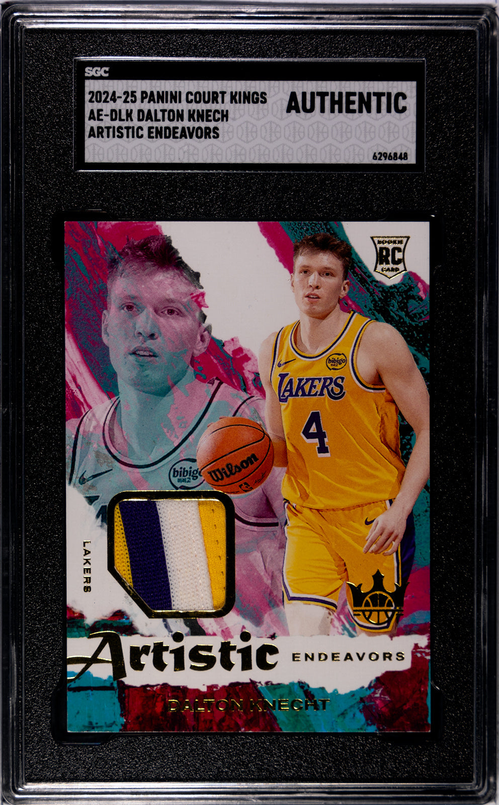 2024-25 Dalton Knecht Panini Court - SGC A
