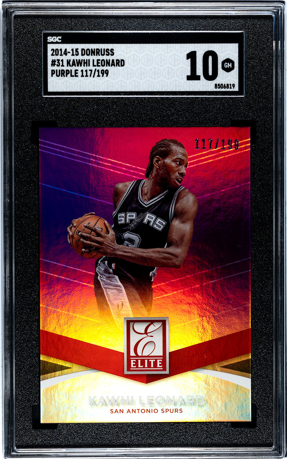 2014-15 Leonard Donruss 31 - SGC 10