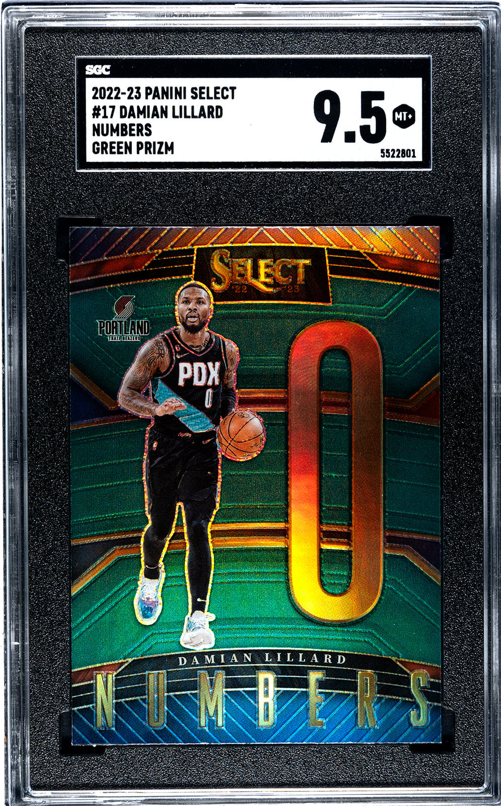 2022-23 Lillard Panini Select - SGC 9pt5