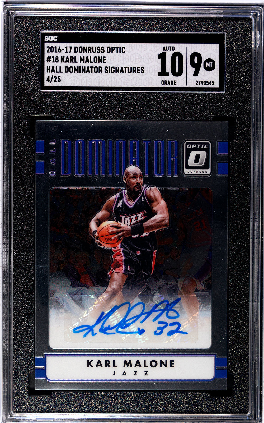 2016-17 Malone Donruss Optic - SGC 9-Auto-10