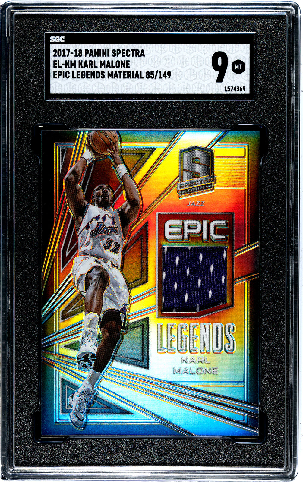 2023-24 Looney Panini Obsidian - SGC 8pt5-Auto-10