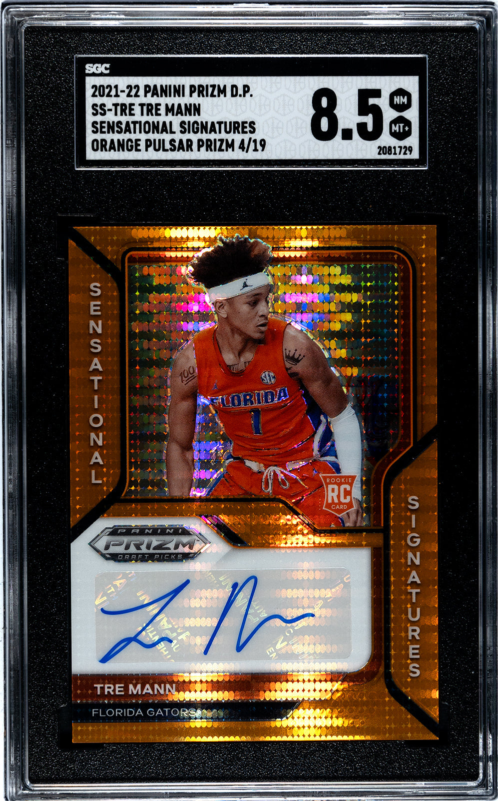 2021-22 Mann Panini Prizm - SGC 8pt5