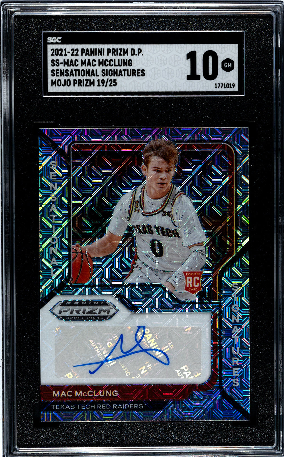2021-22 McClung Panini Prizm - SGC 10