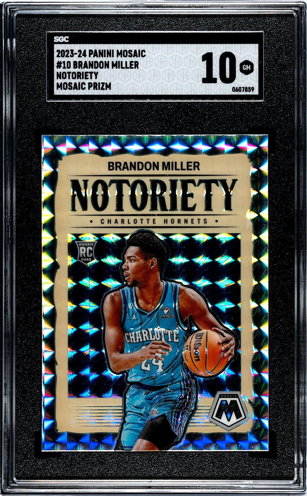 2023-24 Miller Panini Mosaic - SGC 10