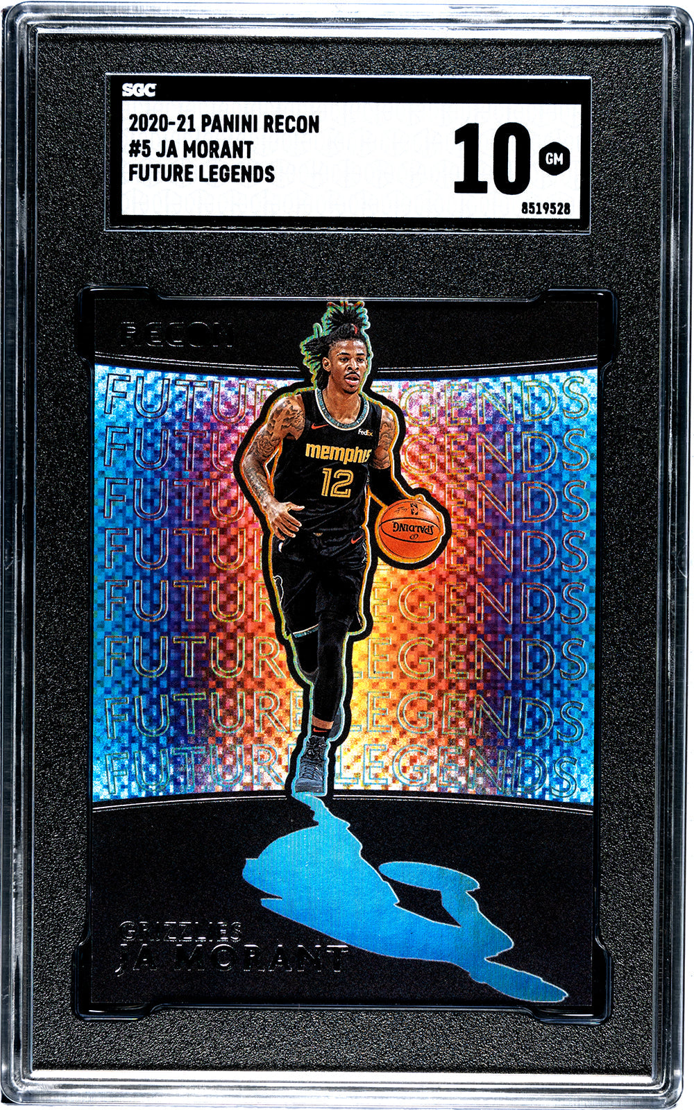 2021-22 Moody Panini Prizm - SGC 8-Auto-10