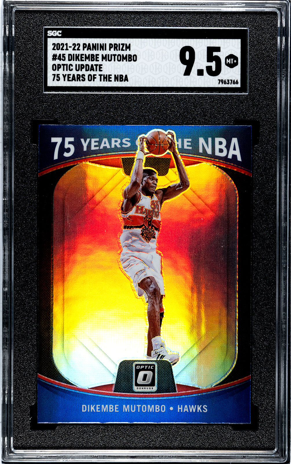 mutombo_dikembe_2021-22_panini_prizm_45_dikembe_mutombo_optic_update_75_years_of_the_nba_sgc-grade-9pt5_auth-7963766