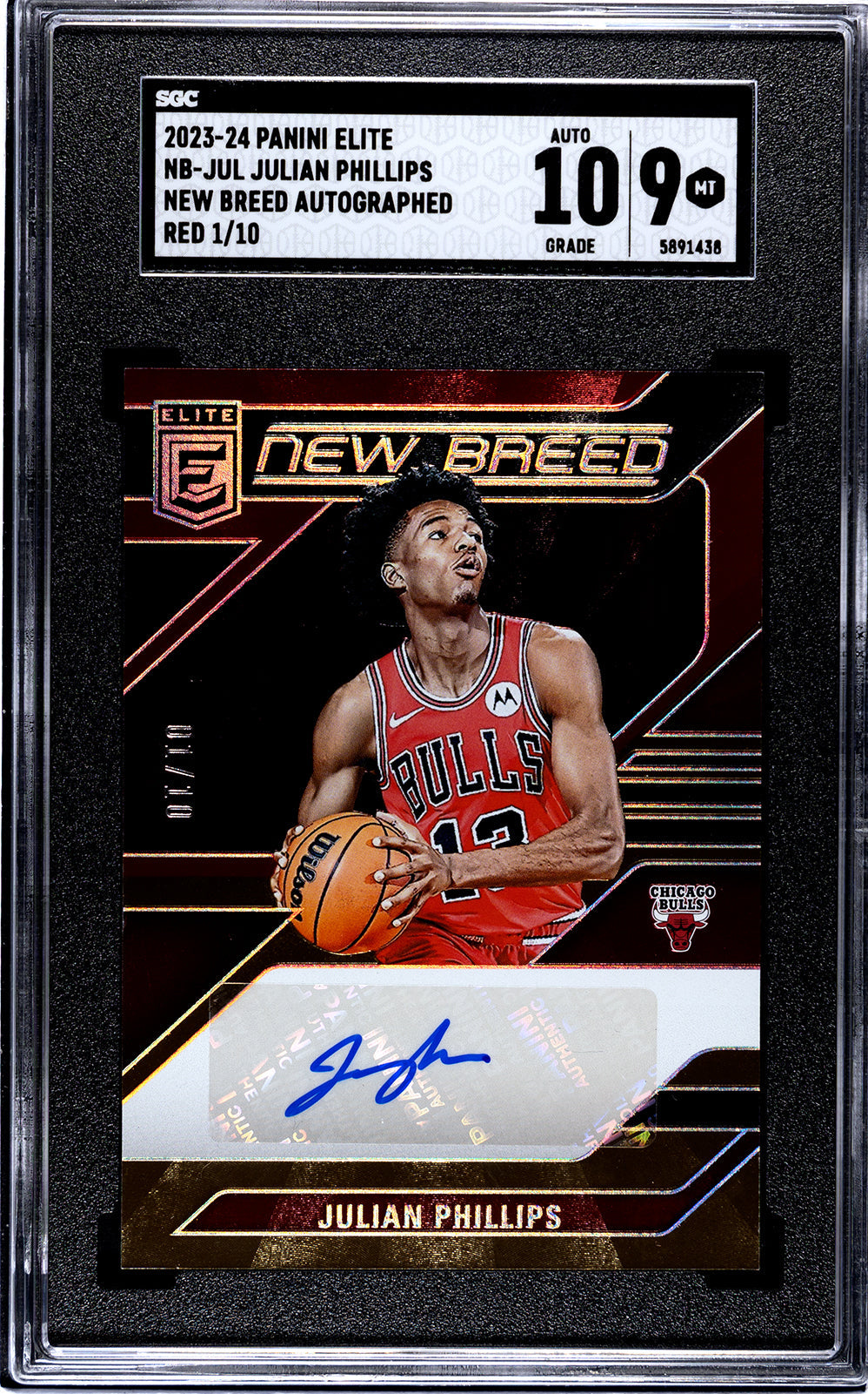 2023-24 Phillips Panini Elite - SGC 9-Auto-10