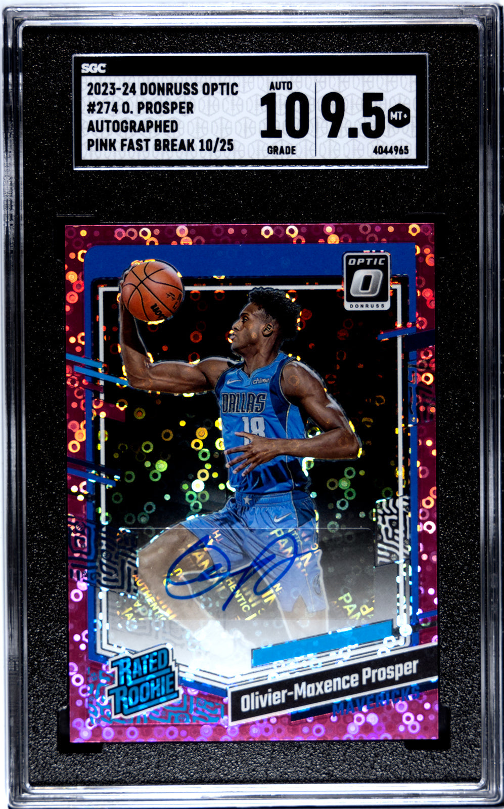 prosper_o_2023-24_donruss_optic_274_o_prosper_autographed_pink_fast_break_10-25_sgc-grade-9pt5-auto-10_auth-4044965