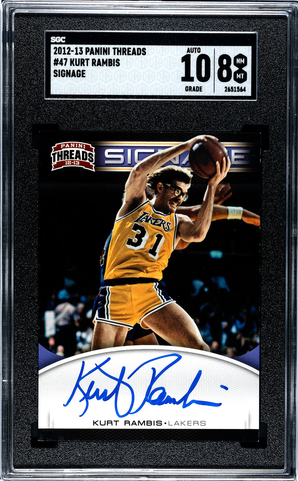 2012-13 Rambis Panini Threads - SGC