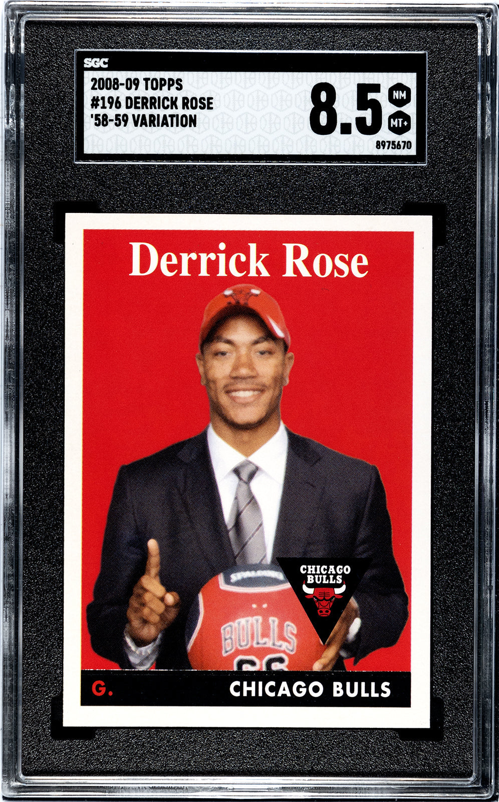 2008-09 Rose Topps 196 - SGC 8pt5
