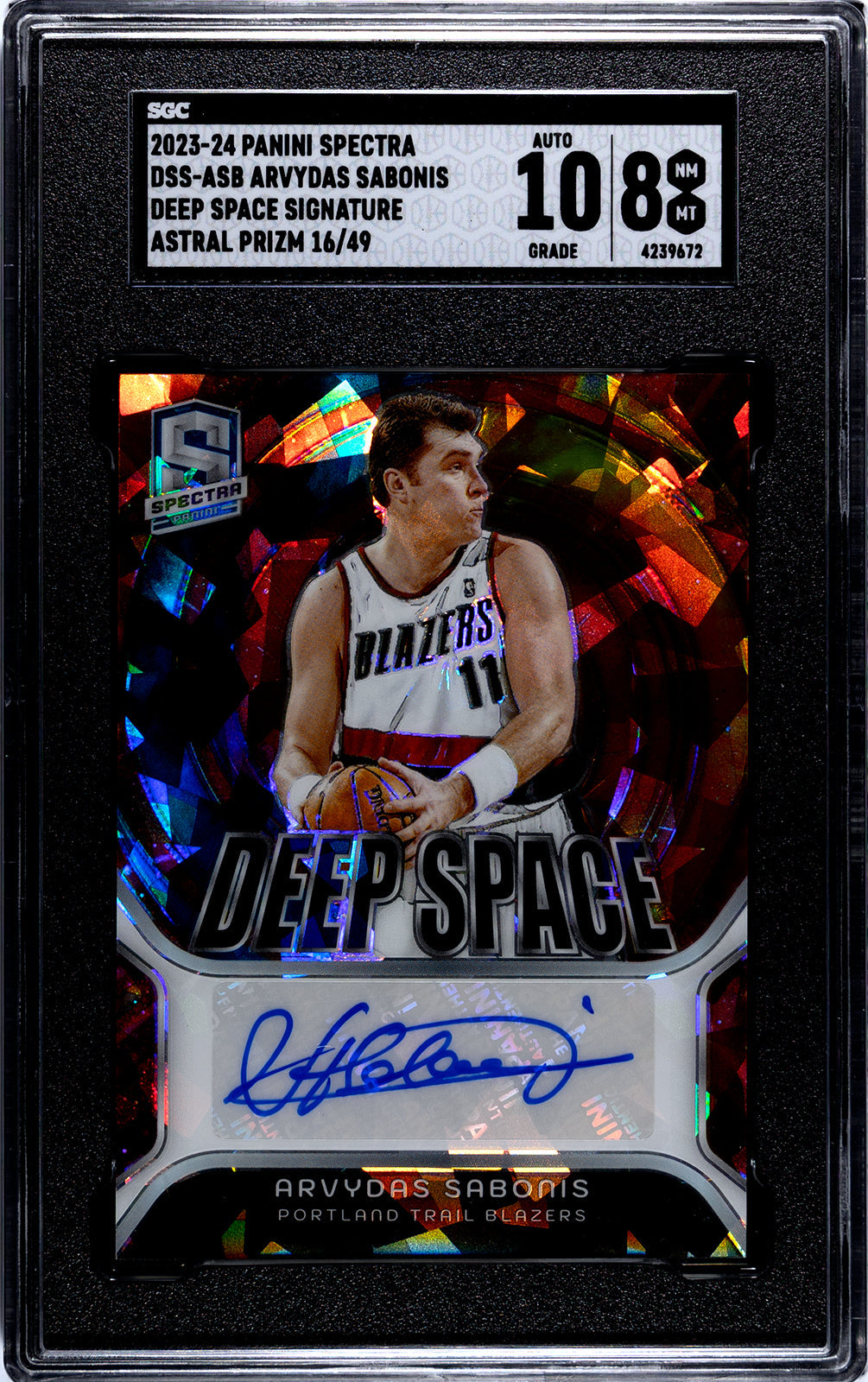 2023-24 Arvydas Sabonis Panini Spectra - SGC 8