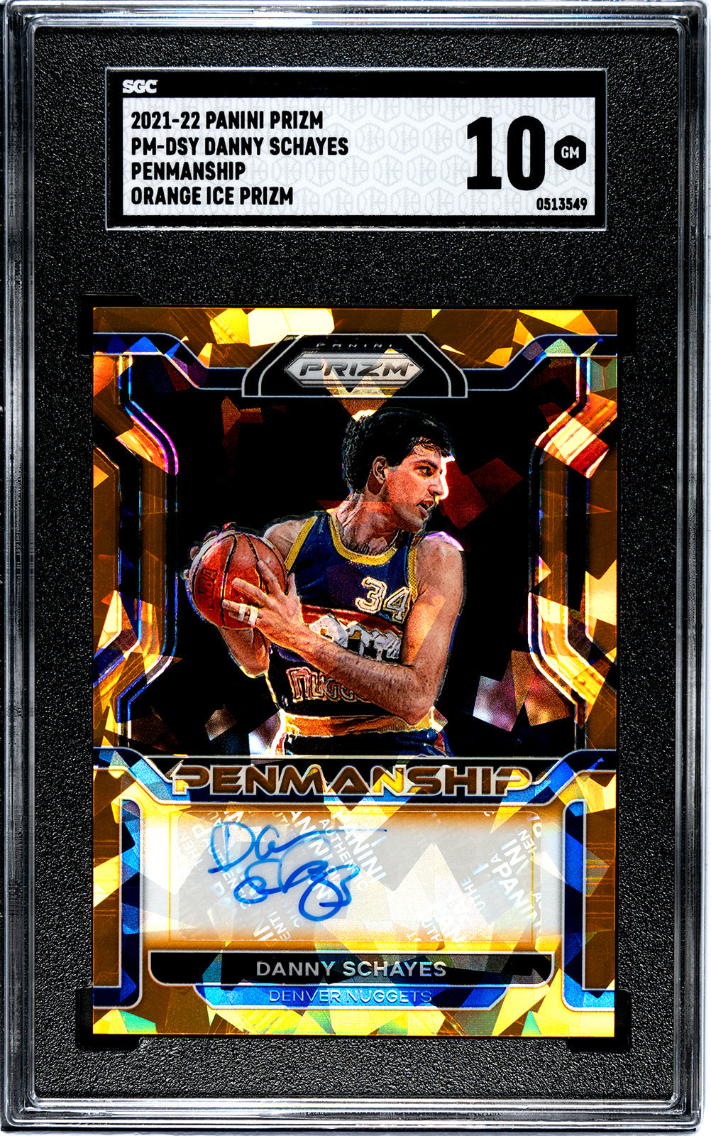 2021-22 Danny Schayes Panini_Prizm_ SGC 10