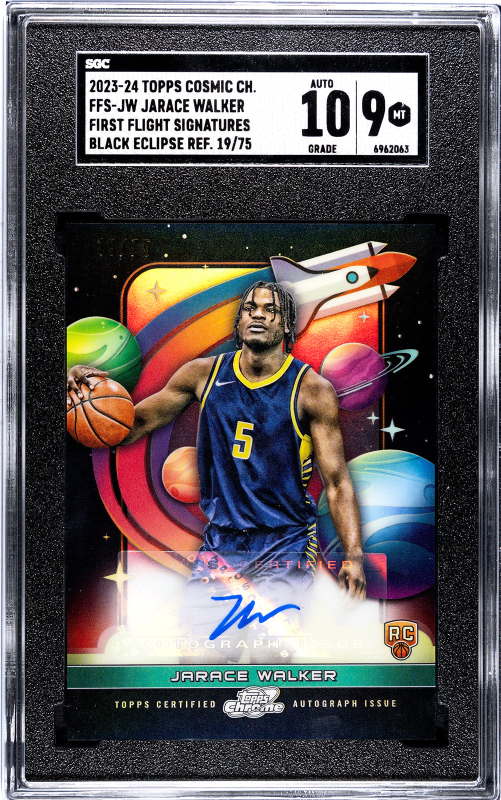 2023-24 Walker Topps Cosmic - SGC 9-Auto-10