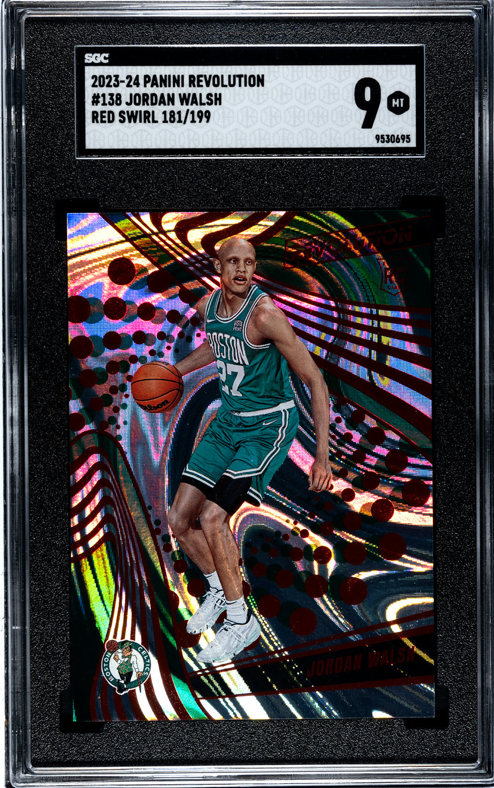 walsh_jordan_2023-24_panini_revolution_138_jordan_walsh_red_swirl_181-199_sgc-grade-9_auth-9530695