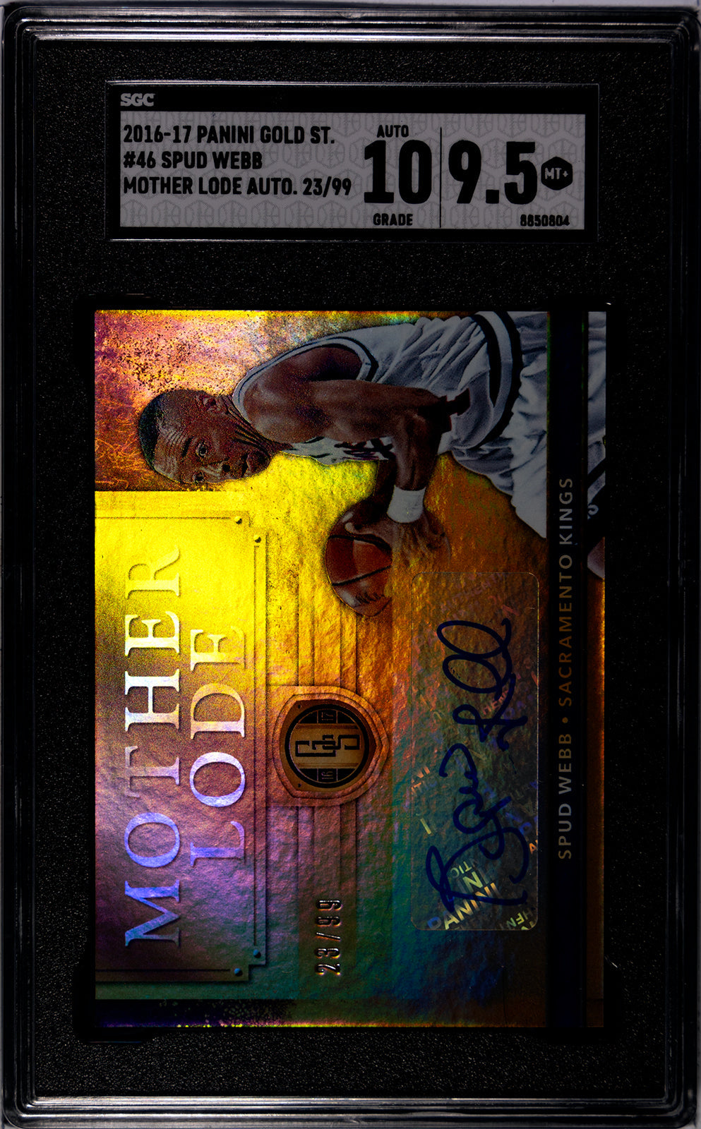 2016-17 Webb Panini Gold - SGC 9pt5-Auto-10