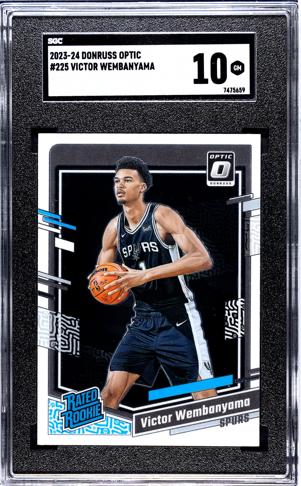 2023-24 Wembanyama Donruss Optic - SGC 10