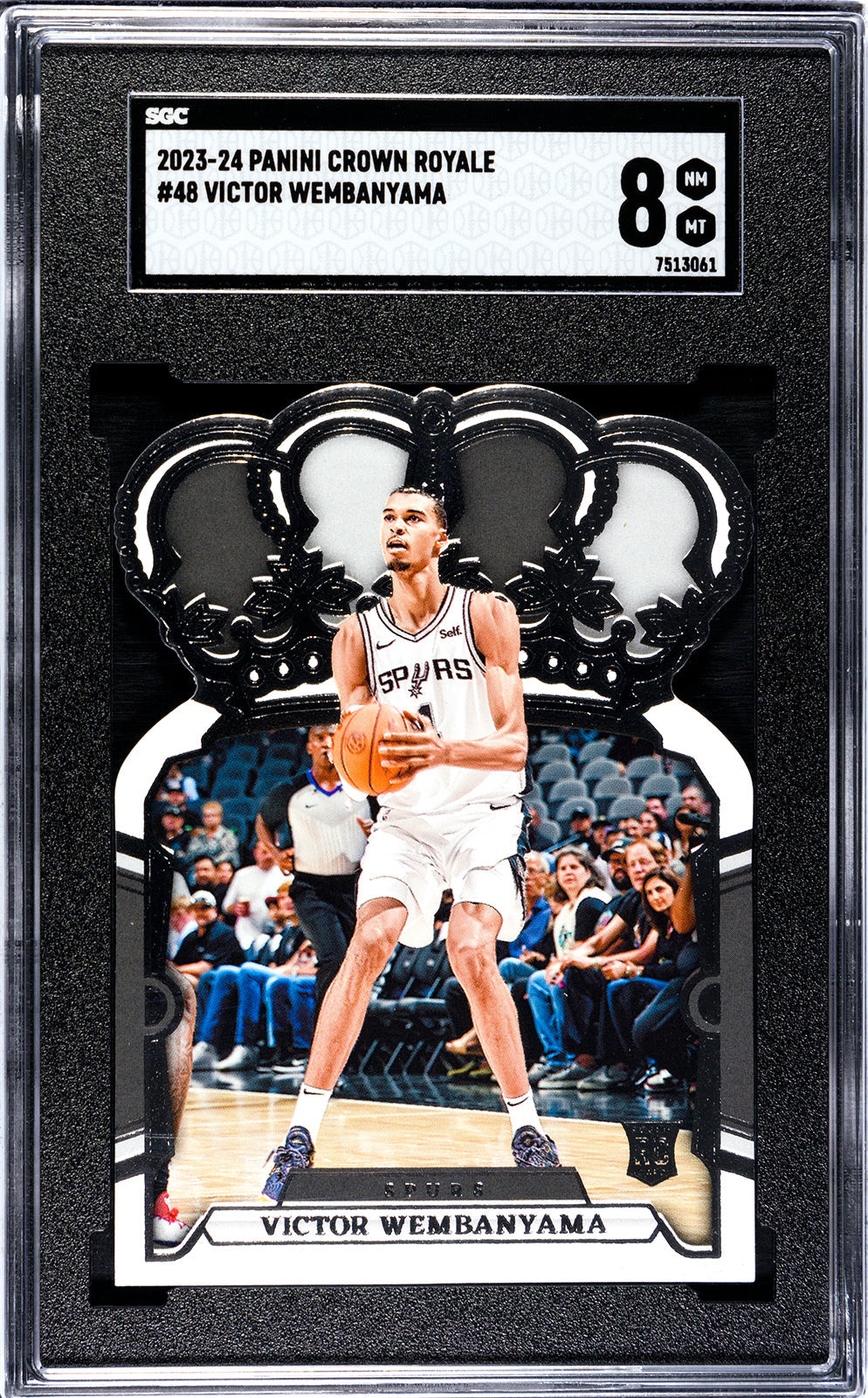 2023-24 Wembanyama Panini Crown - SGC 8