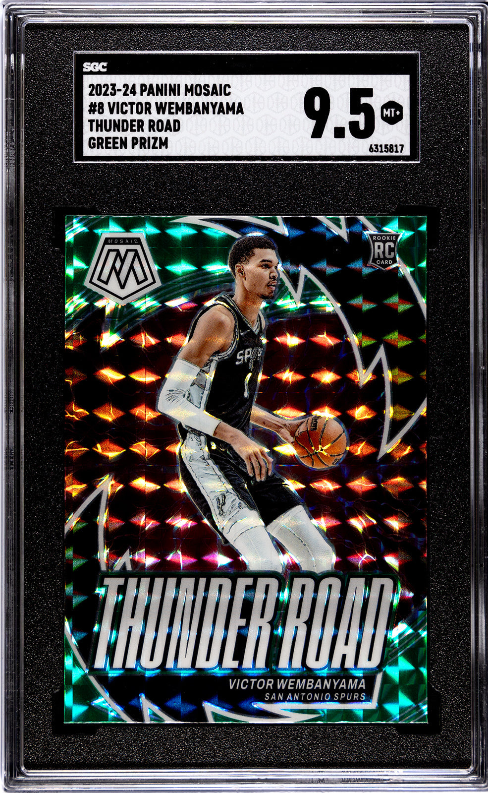 2023-24 Victor Wembanyama Panini Mosaic - SGC 9.5