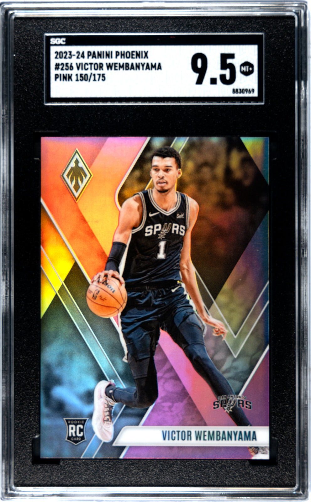 2023-24 Wembanyama Panini Phoenix - SGC 9pt5