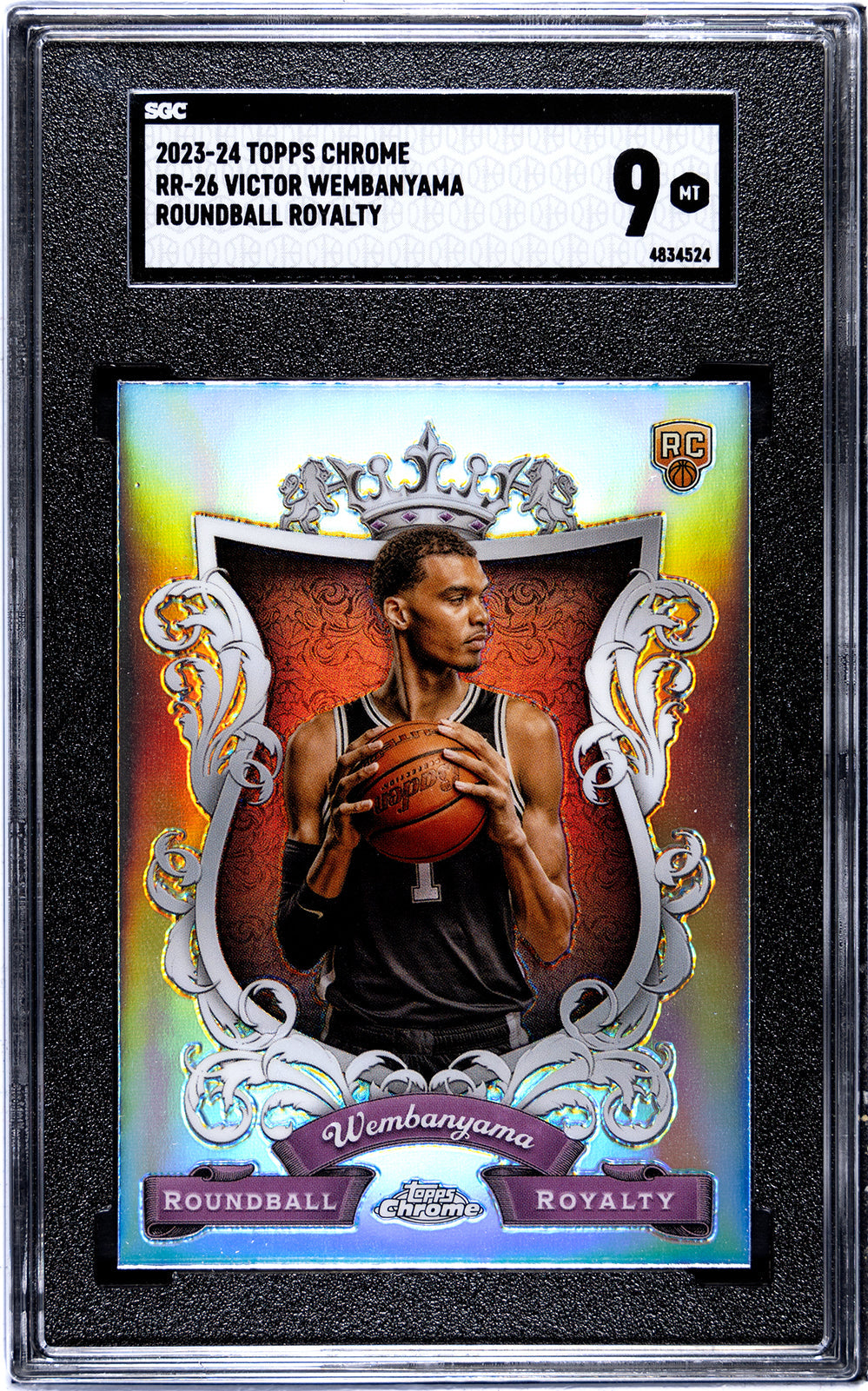 2023-24 Wembanyama Topps Chrome - SGC 9