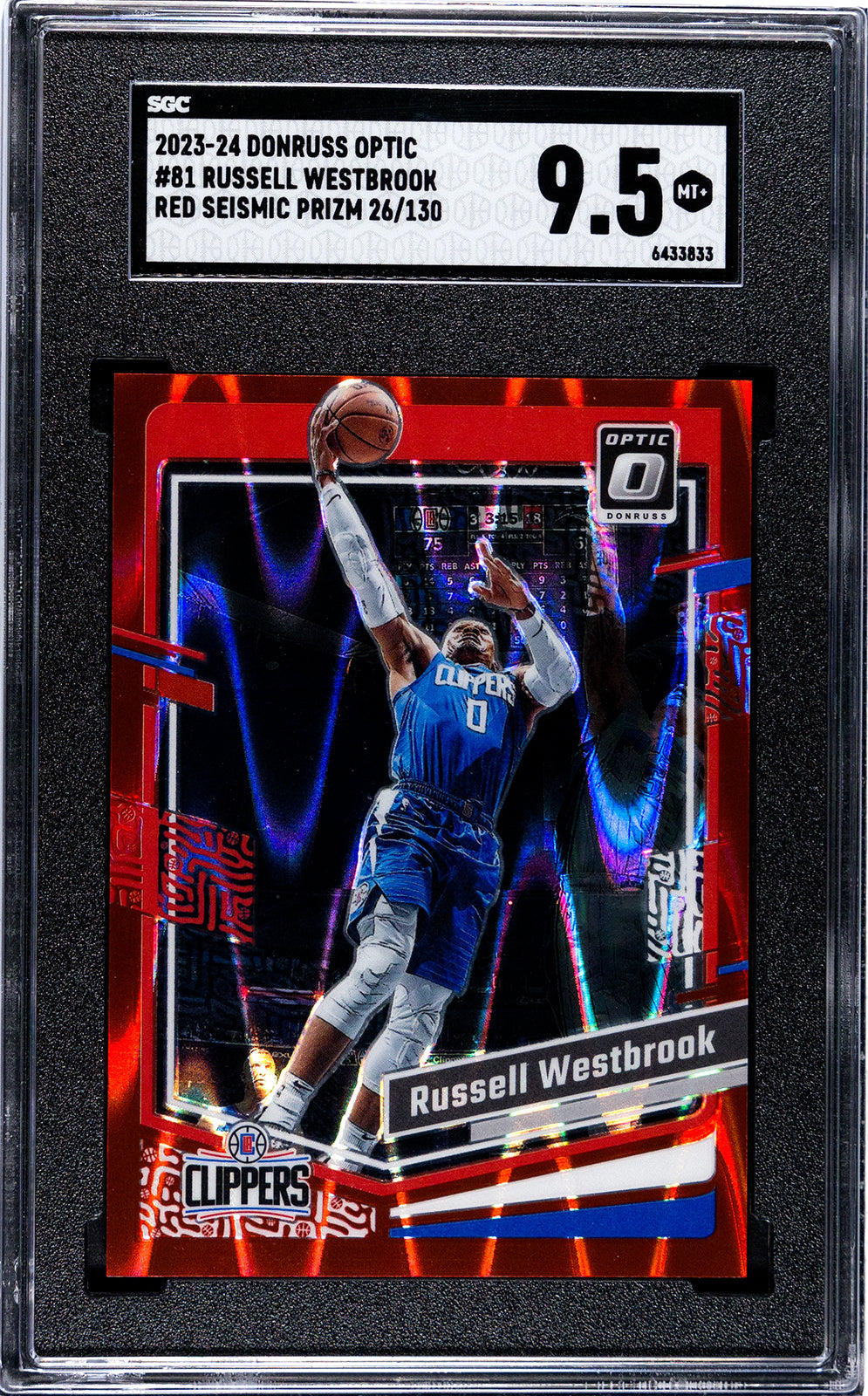 2023-24 Westbrook Donruss Optic - SGC 9pt5