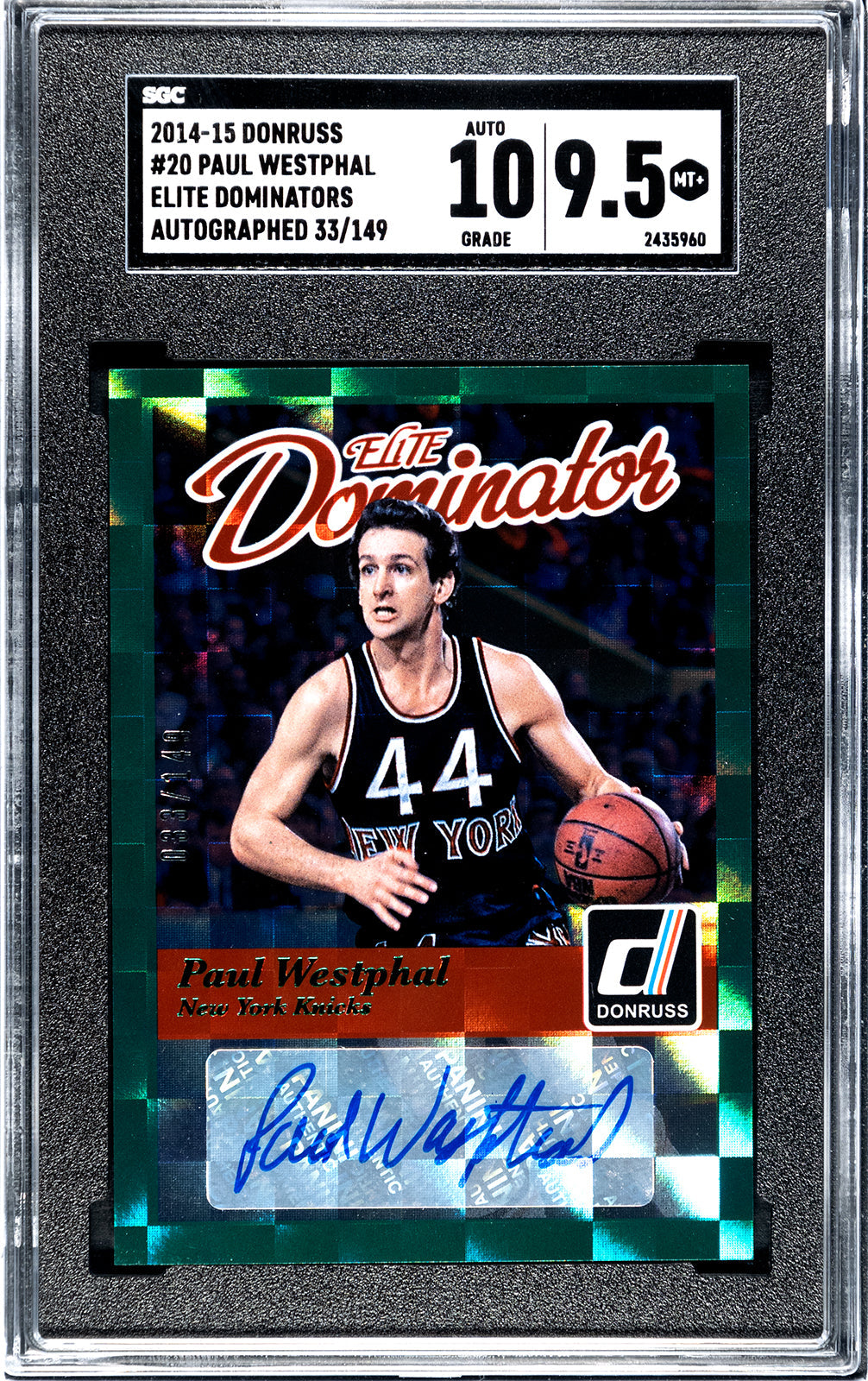 2014-15 Paul Westphal Donruss 20 - SGC 9.5