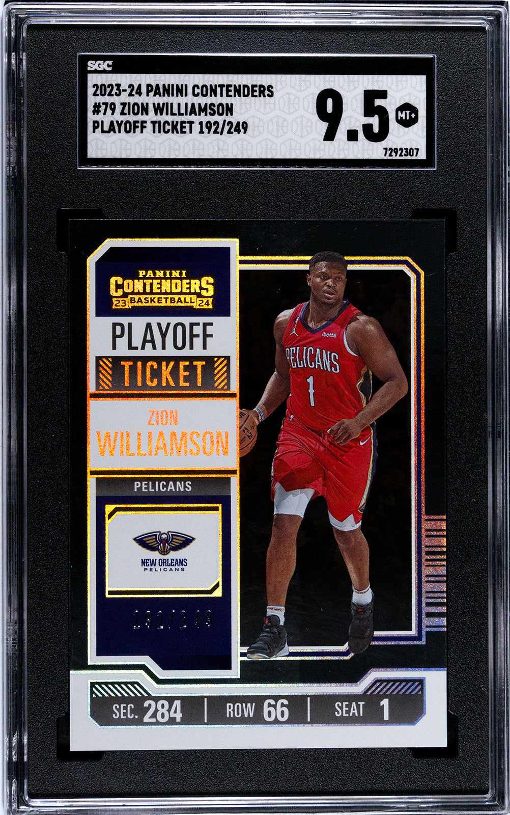 2023-24 Williamson Panini Contenders - SGC 9pt5