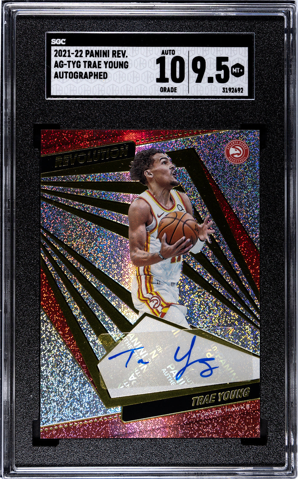 2021-22 Young Panini Rev - SGC 9pt5-Auto-10